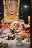 Jalabhisheka and Shodashopachara Puja by HH Swamiji on Samaradhana Divasa of HH Shrimat Pandurangashram Swamiji. SCM-Karla.(16 June 2026)